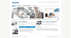 Desktop Screenshot of neusoft.de